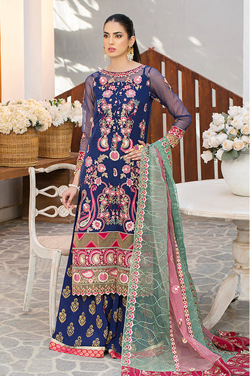 Imrozia Premium L-246 Florral Ripples Plush Chiffon Collection 2022 Online Shopping